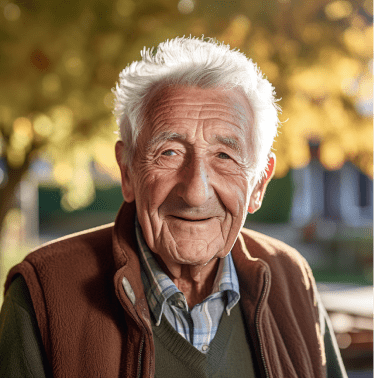 vieillards souriants